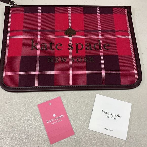 Kate Spade large zipper pouch - Picture 1 of 6